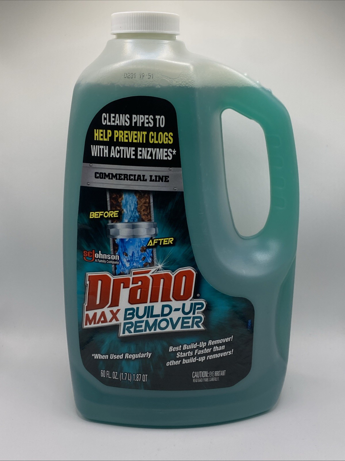 Cleaner 60 oz Drano Max Build Up Remover Drain Enzymes Probiotics Prevents Clogs