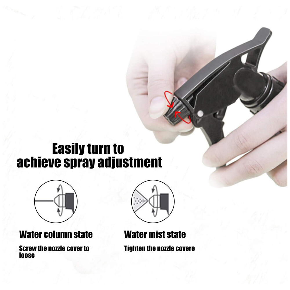 6 PCS Heavy Duty Chemical Resistant Trigger Sprayer 28/400 Fits 16 oz bottles
