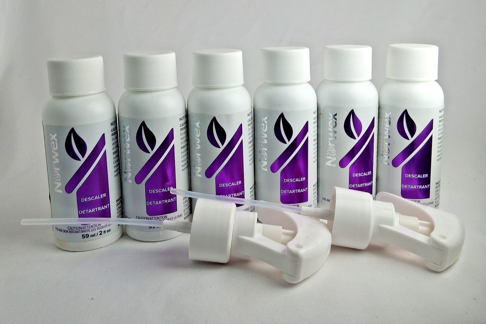 Norwex Descaler Spray Nozzle | 12oz | Hard Water Cleaner NEW | 6 – 2oz Bottles