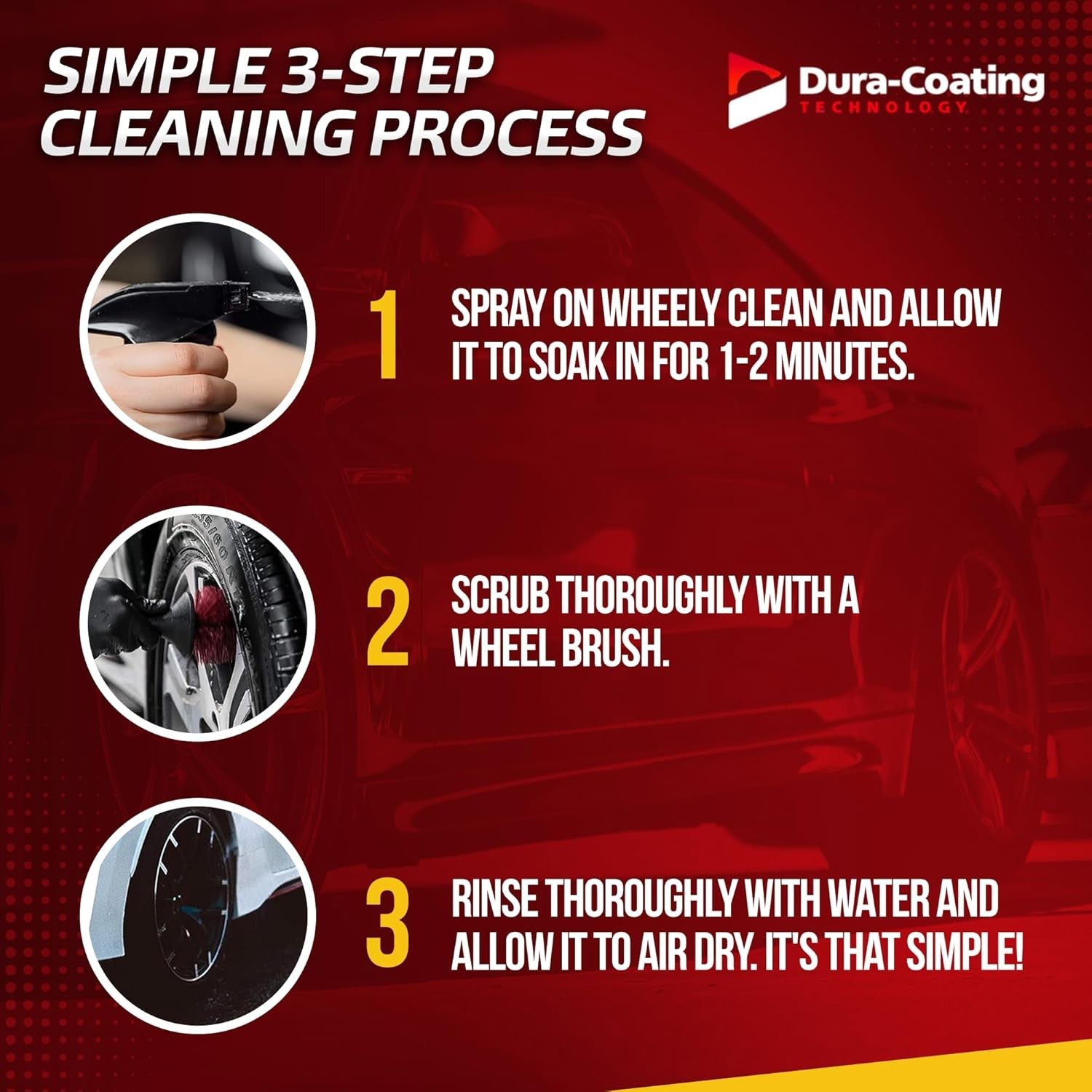 DURA-COATING Professional Wheel Cleaner Spray 16 oz