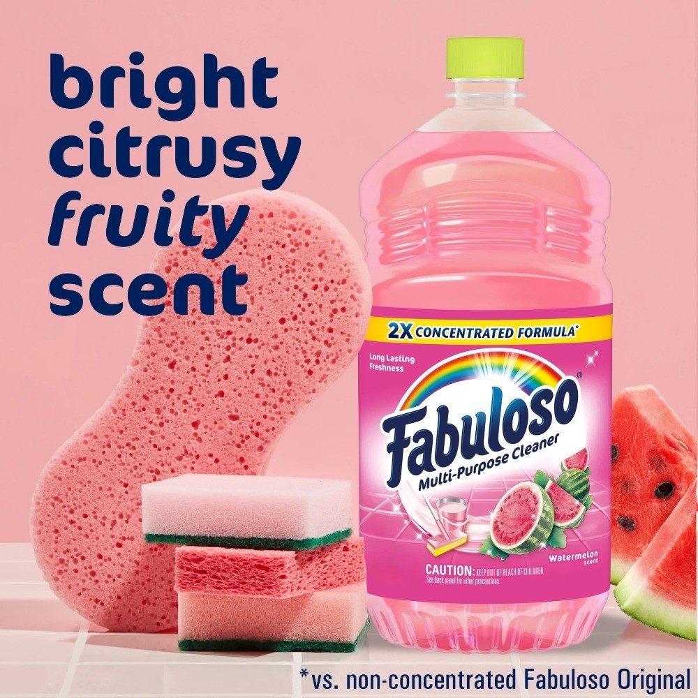 Multi Surface All Purpose Floor Cleaner Refill 56 fl oz Watermelon Scent 3 Pack
