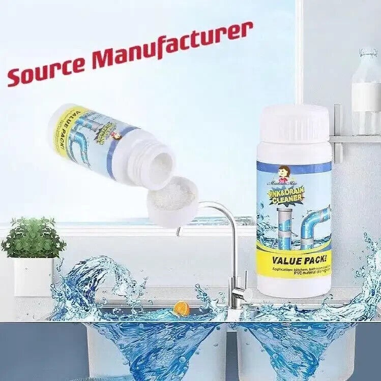 Wild Powerful Sink & Drain Cleaner Efficiency Clog Remover & Clean