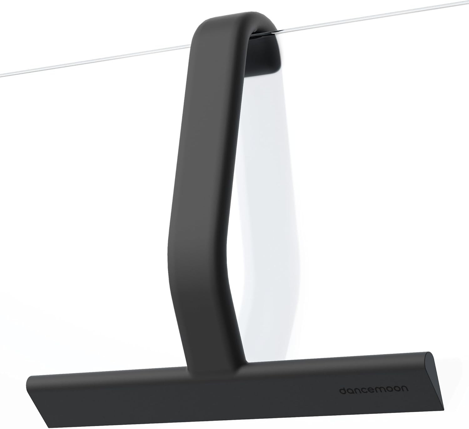 Stylish Black Shower Squeegee: All-in-One Silicone Design for Streak-Free Shine