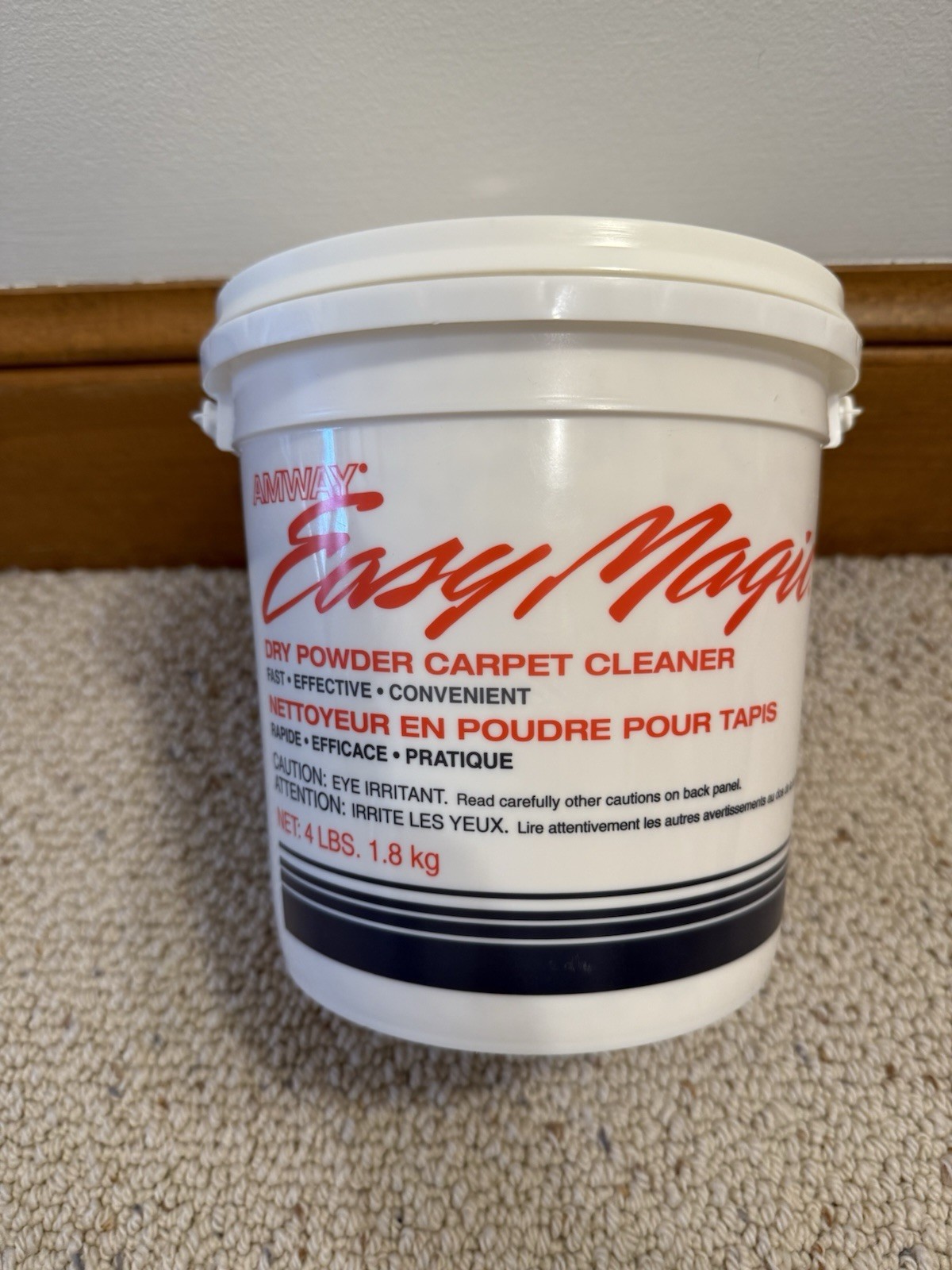 Vintage Amway EASY MAGIC Dry Powder Carpet Cleaner 4 LBS ~ 1999 ~ RARE ~ NOS