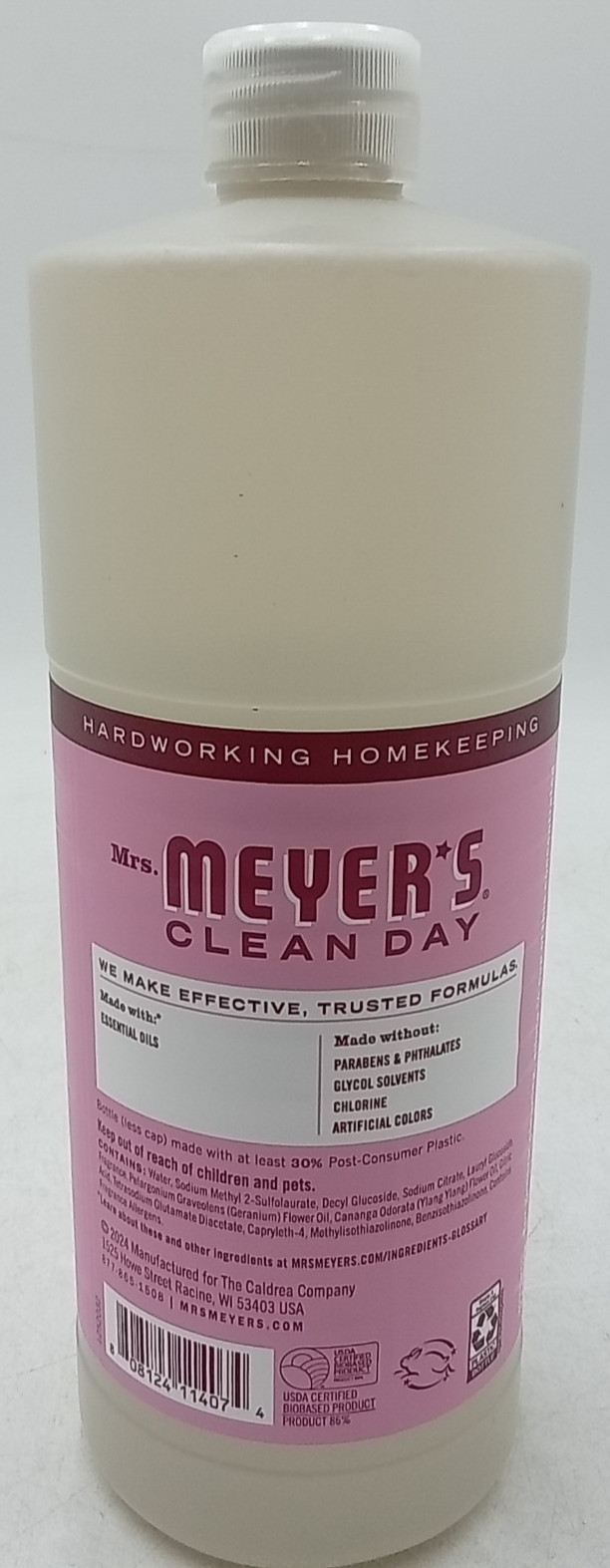 Multi-Surface Cleaner Peony Scent 32 oz. Concentrate