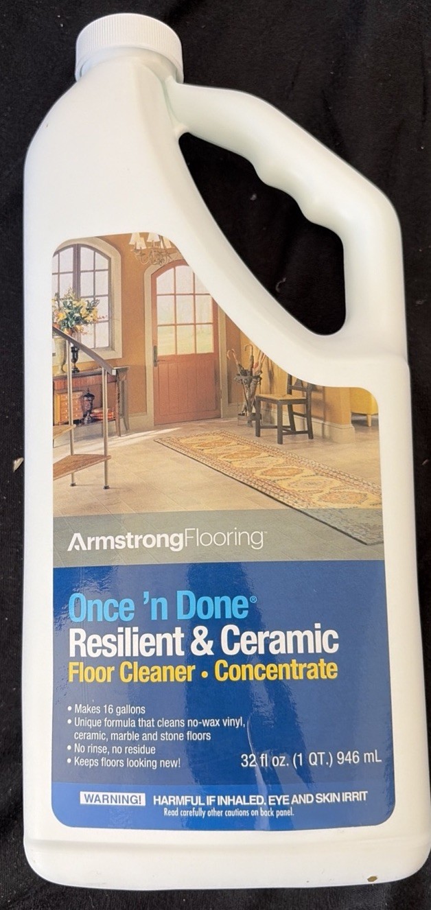 Armstrong Once’n Done Resilient & Ceramic Floor Cleaner Concentrate 32oz