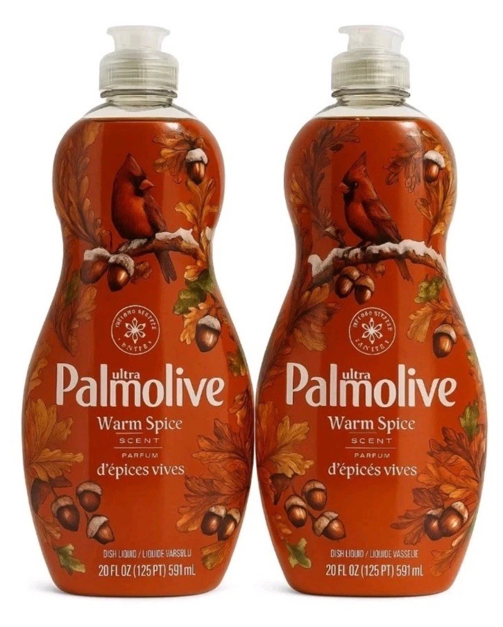 Palmolive Ultra Dish Soap Warm Spice Scent 20 fl oz Bottles (2-Pack) Limited Ed.