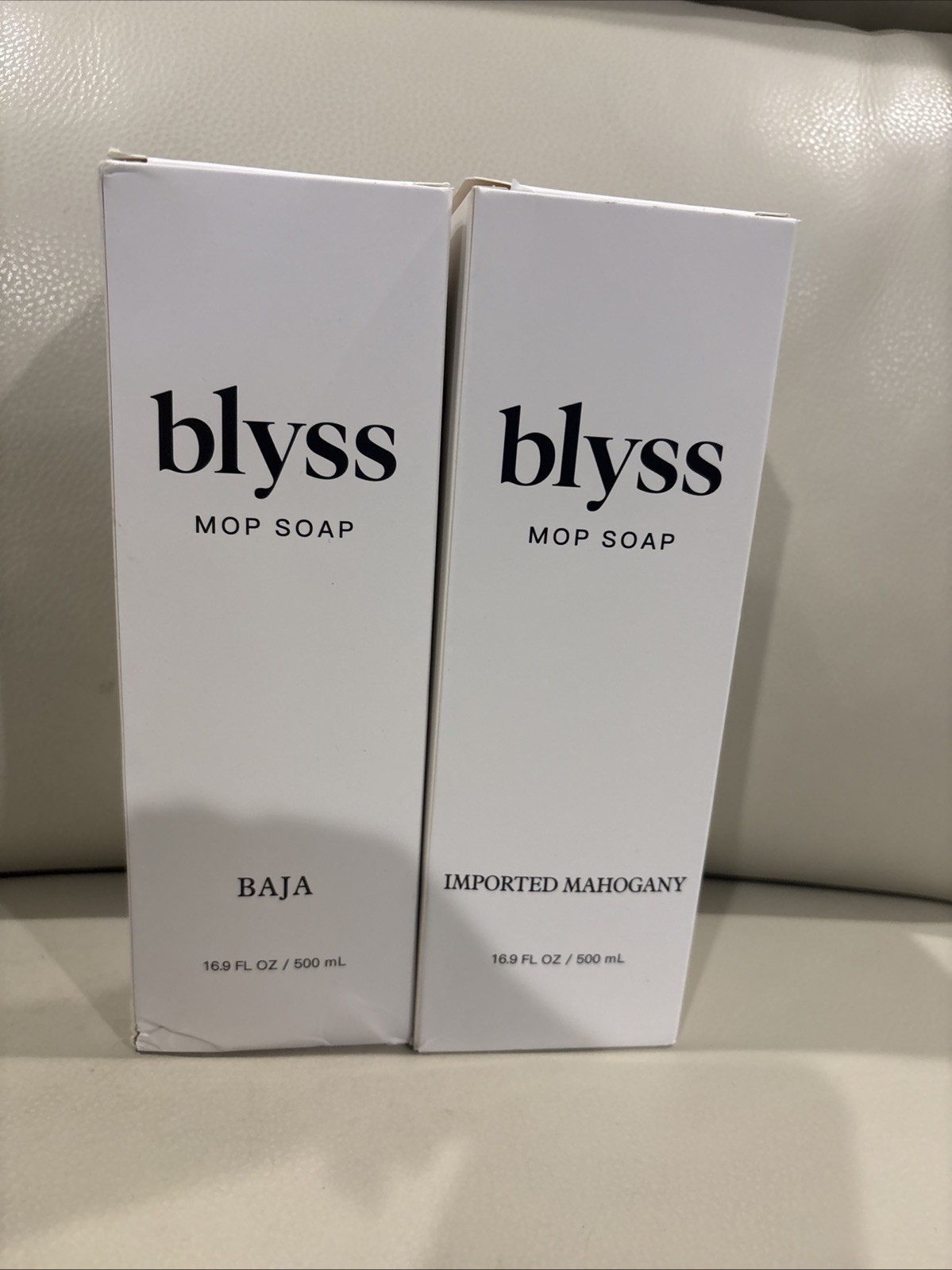 2 Pk ~ Blyss ~ Mop Soap ~ Imported Mahogany & BAJA ~ 16.9 Fl Oz