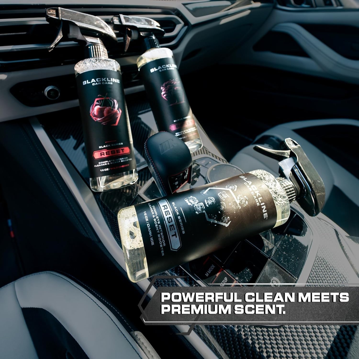 Blackline Luxury Scented Interior Cleaner Reset Deep Cleans & Deodorizes All Sur
