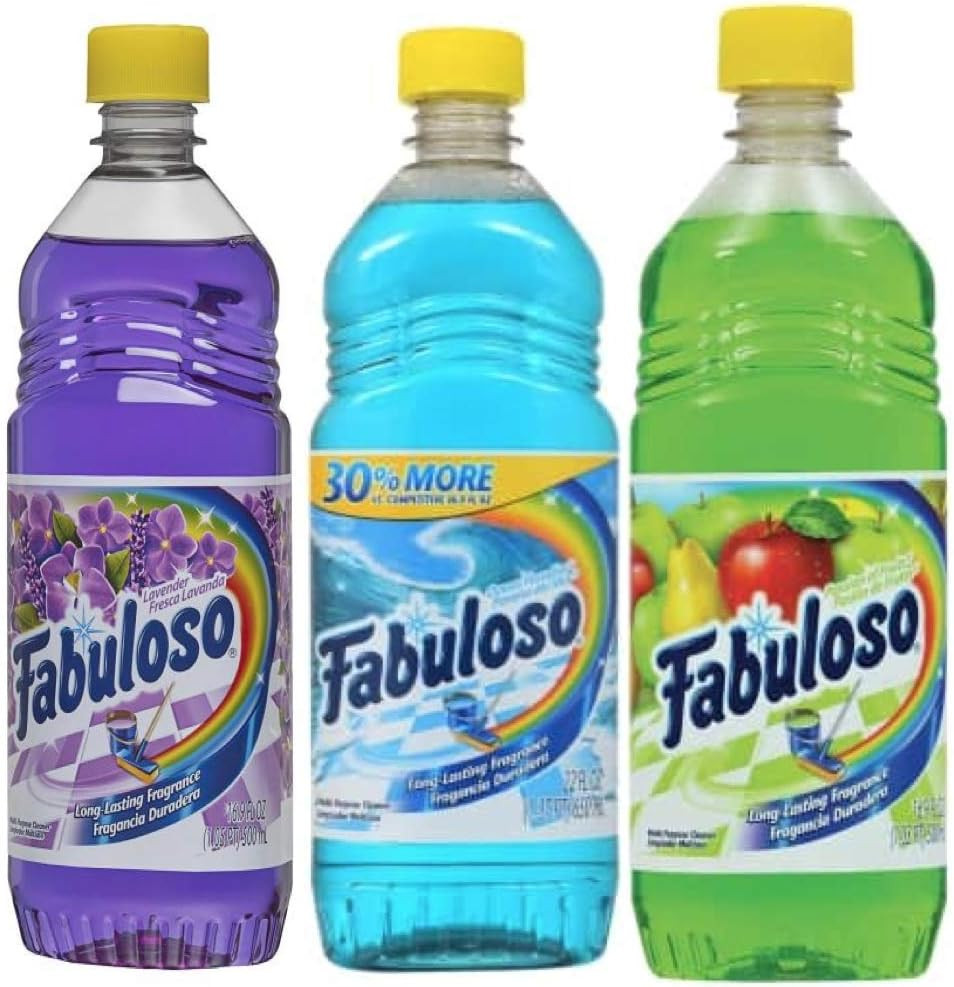 Fabuloso Multi-Purpose Cleaner Liquid 16.9 Fl Oz Bottles Assorted Scents Variety