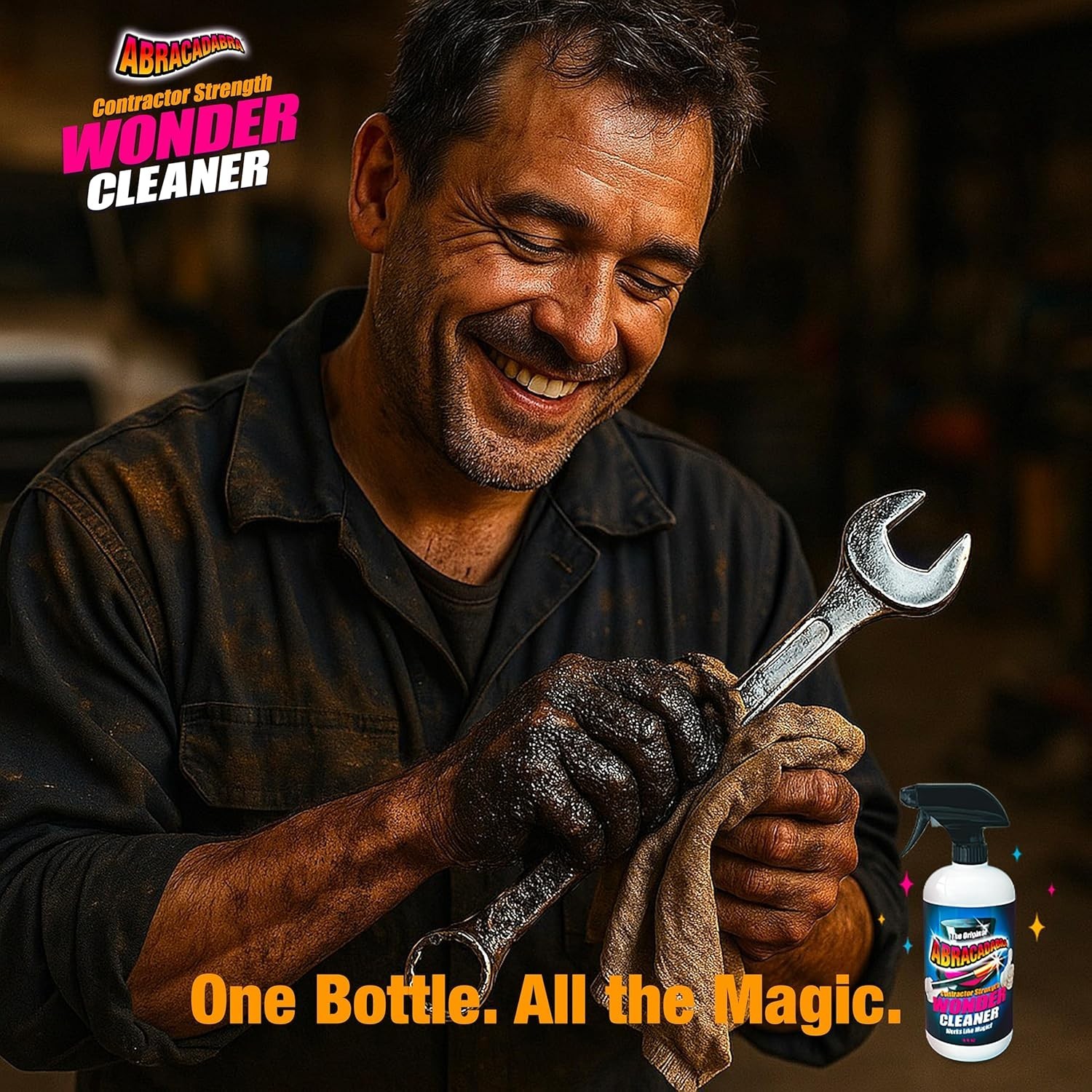 Abracadabra® Wonder Cleaner – As Seen on TV – 16 fl oz – Contractor Strength Sta