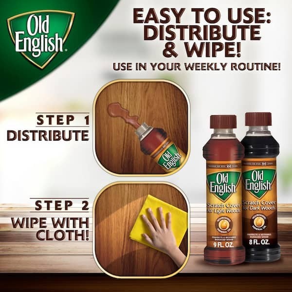 Old English 8 Oz. Scratch Cover for Dark Woods Like Walnut & Cherry