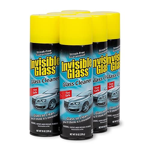 91164-6PK Premium Aerosol Glass Cleaner Spray 19 Fl Oz (Pack of 6) Unscented