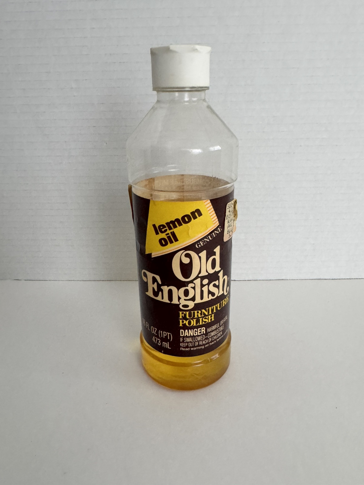 Vtg Old English Lemon Oil Furniture 1988 Polish Wood Conditioner Cleaner 60%full