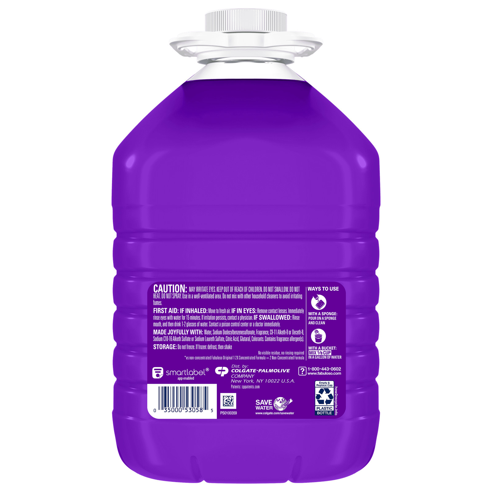 (2pack) 2X Multi-Purpose Cleaner,No Rinse Floor Cleaner,Lavender Scent,128fl oz
