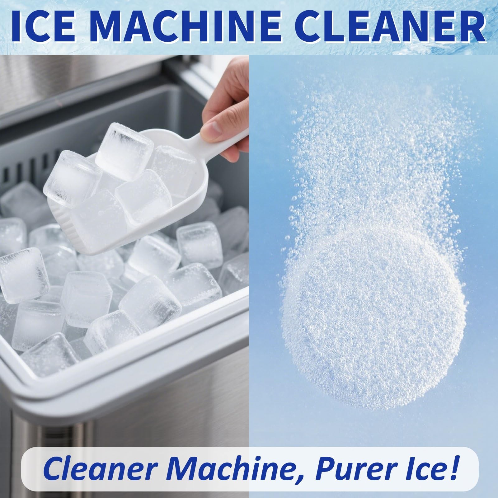 STREALE Ice Machine Cleaner Maker and Descaler – 24 Ice Maker Cleaner Tablets…