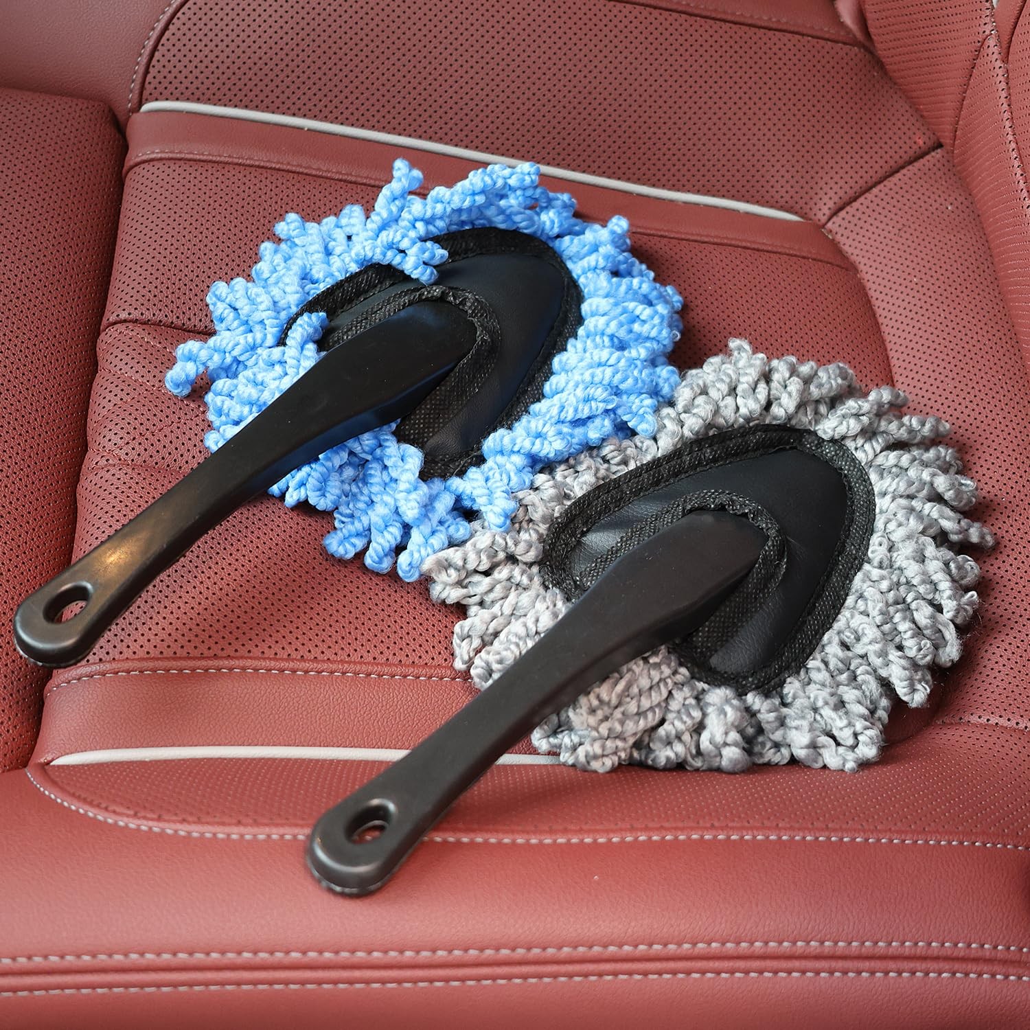 2 Pcs Super Soft Microfiber Duster Brush, Car Dash Cleaner, Cleaning Brush, D…