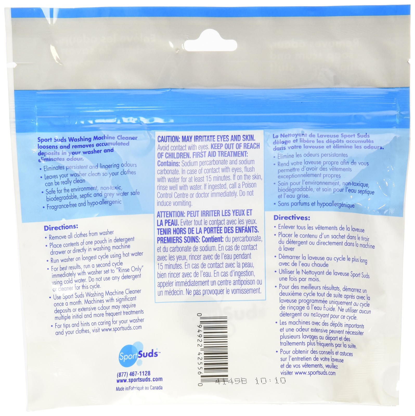 Washing Machine Cleaner, 5 Pouch