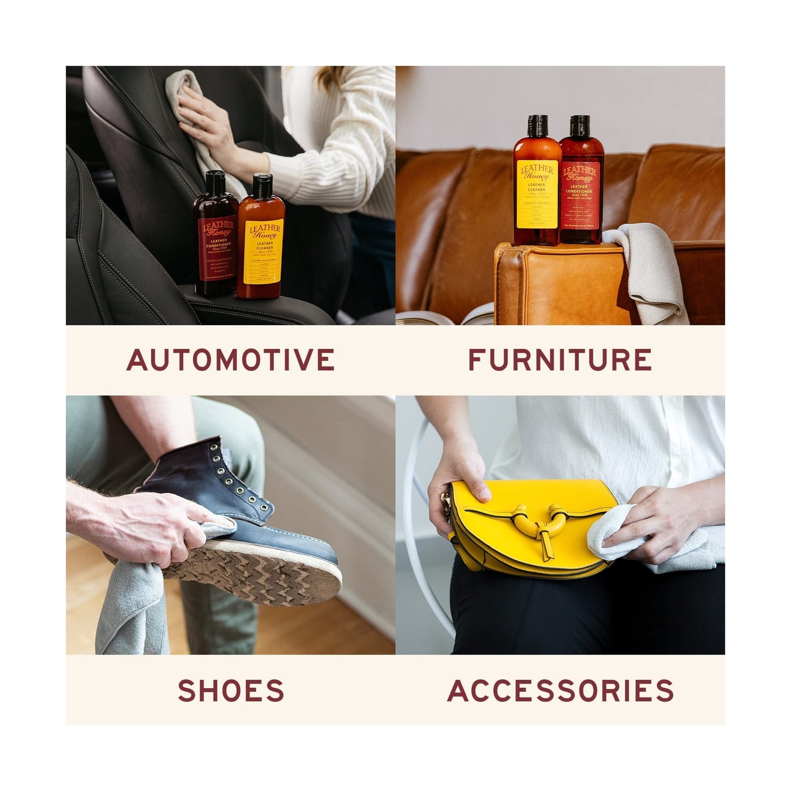 Leather Honey Leather Conditioner, Non-Toxic & Made in the USA Since 1968. Pr…
