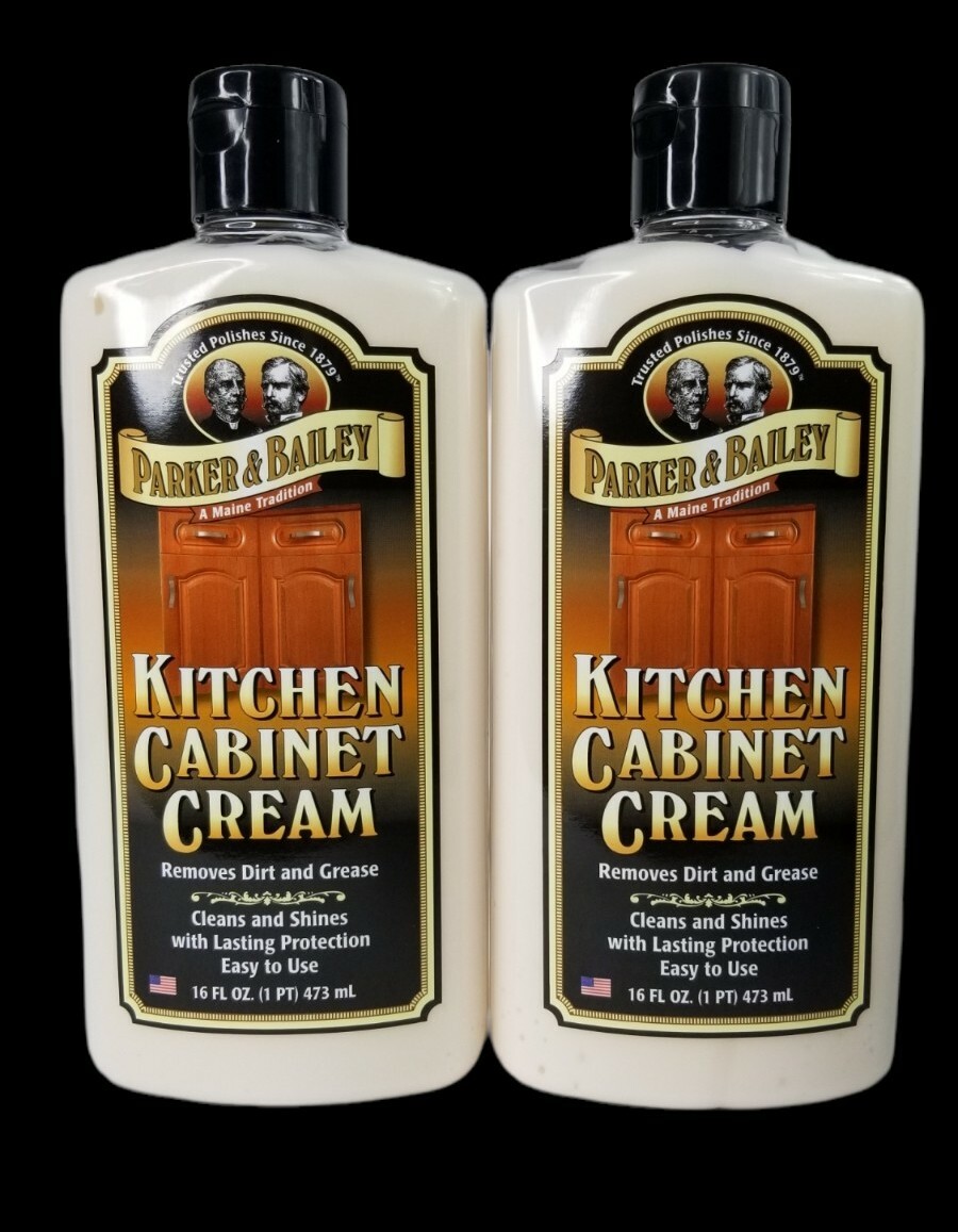 2 PARKER & BAILEY CABINET CREAM All Woods Clean Shine w Lasting Protection 16oz