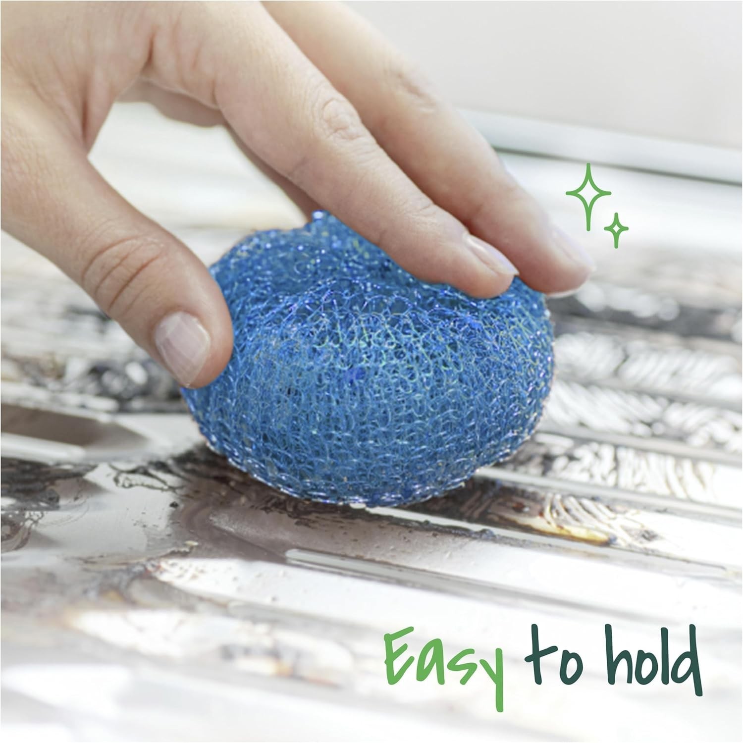 Scotch-Brite Non-Scratch Plastic Scrubbing Pads, Cleans Dishes 3 Scrubbing Pads.