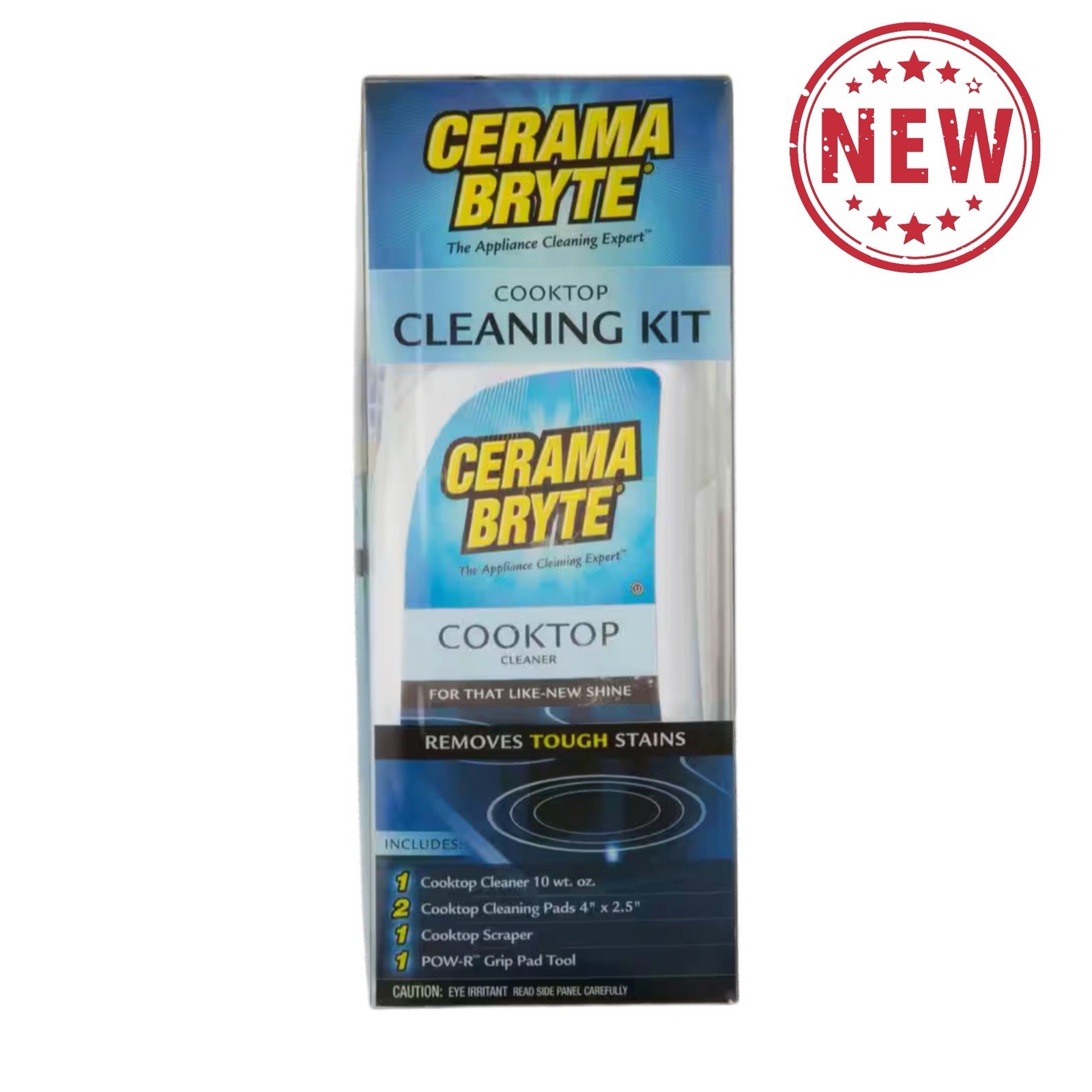 Cerama Bryte Cooktop Cleaning Kit for Induction, Ceramic, & Glass Stove Tops NEW