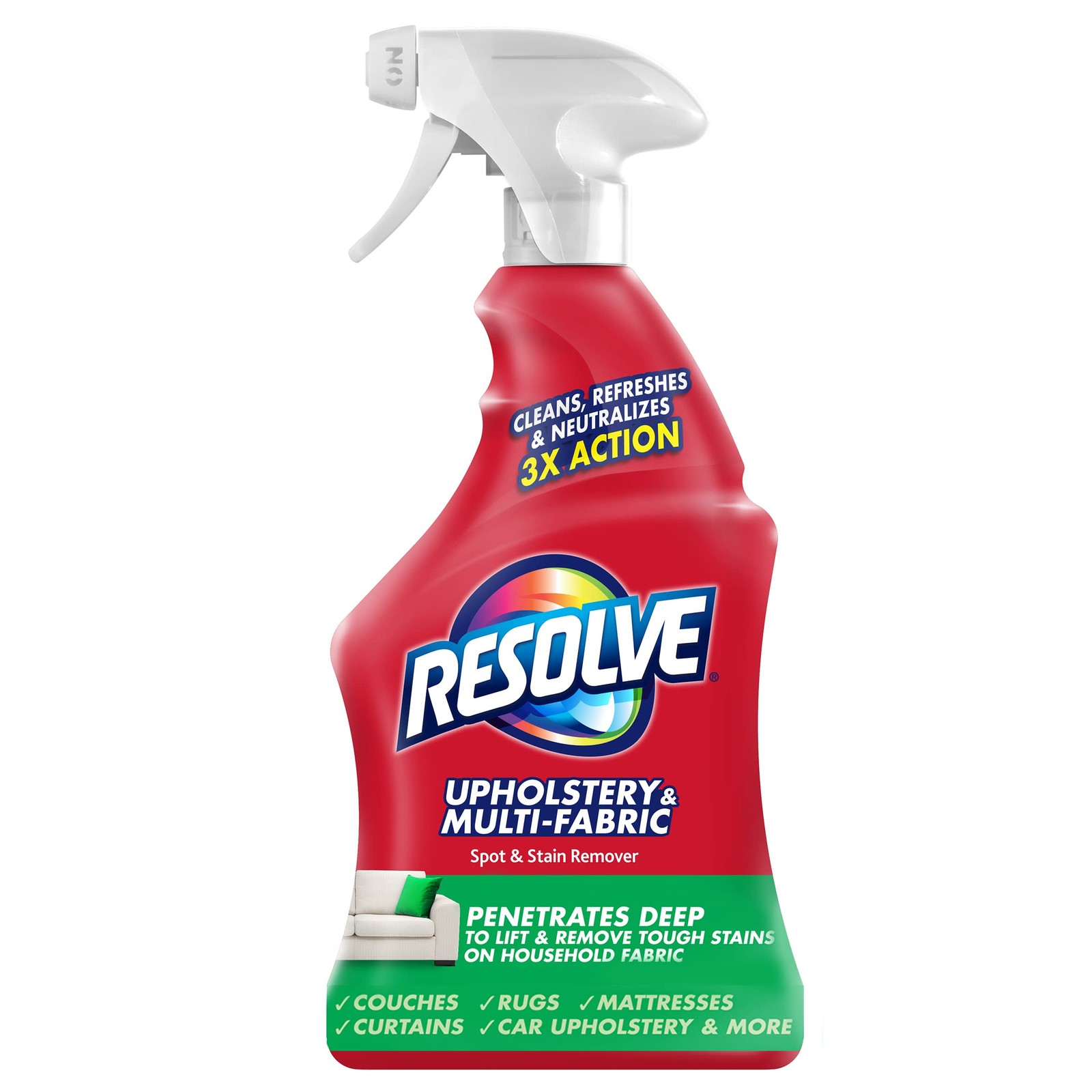 Resolve Carpet Multi-fabric Cleaner, 22 Ounce (Pack of 2)