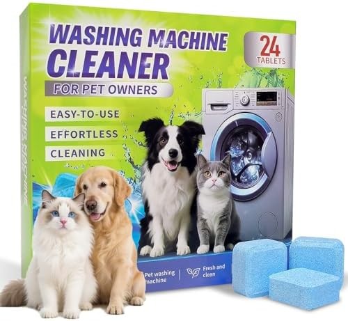 Ultra-Powerful Washing Machine Cleaner Tablets-24 Packs, Deep Cleaning Tablet…