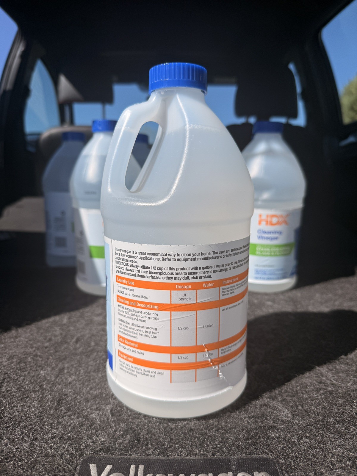4 PACK HDX Cleaning Vinegar 64 oz Bottles All Natural