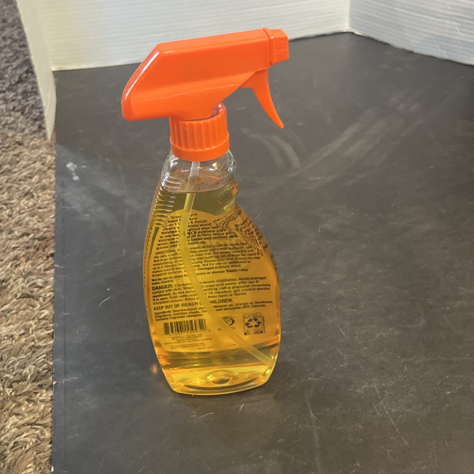 Orange Glow Wood Furniture 2 in 1 Clean & Polish Spray 16 oz NEW