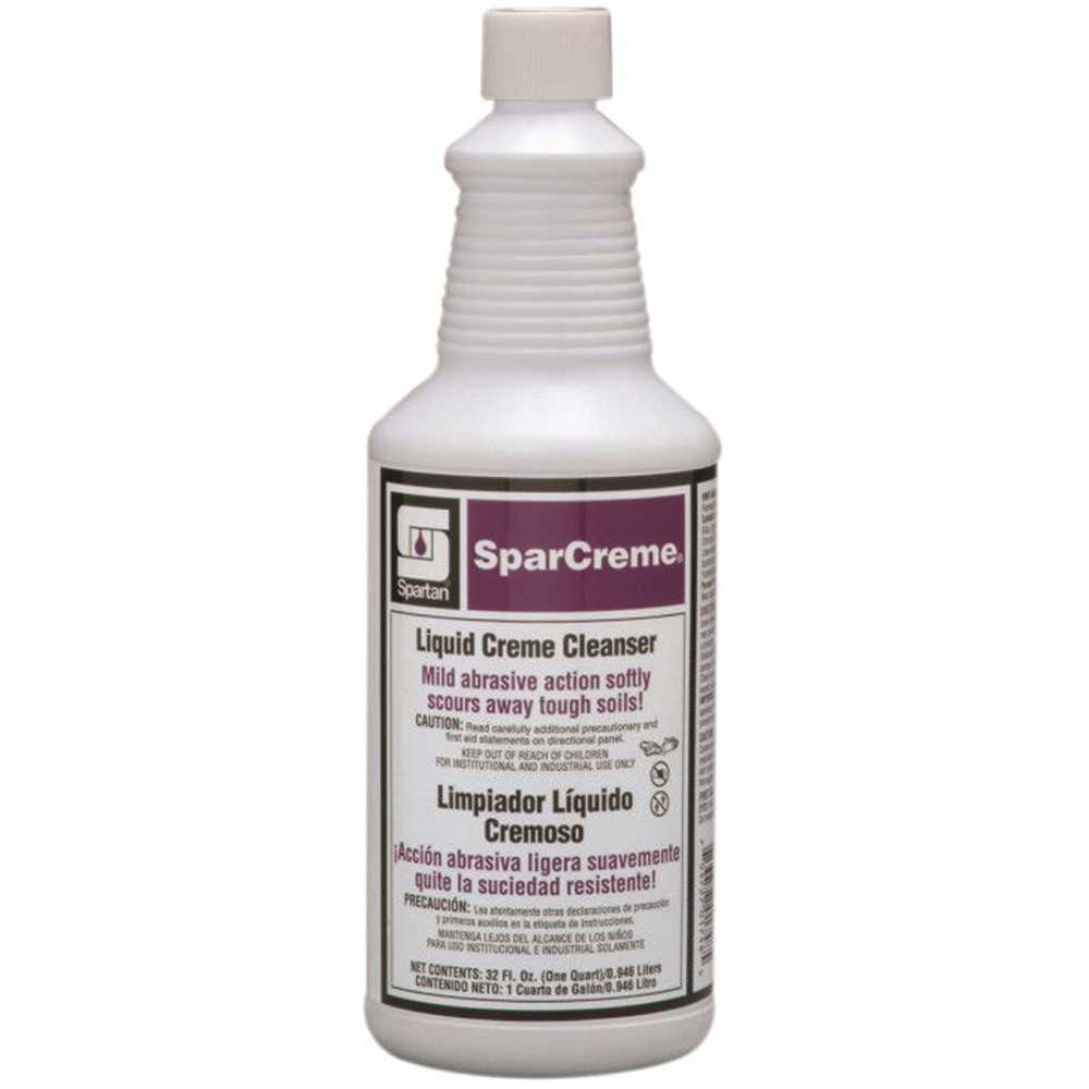 SparCreme 1 Quart Lime Scent Restroom Cleaner Light Green