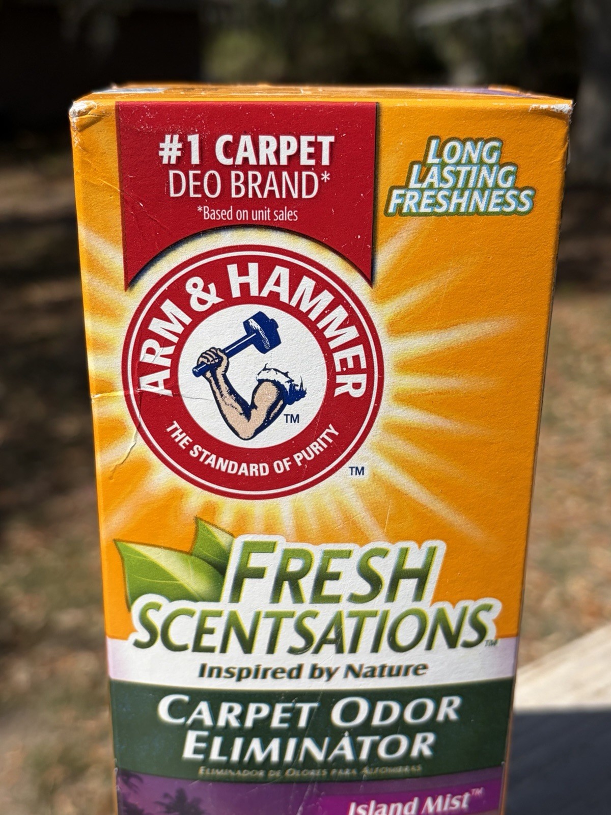 Arm & Hammer Fresh Scentsations Carpet Odor Eliminator ISLAND MIST SCENT 30 oz