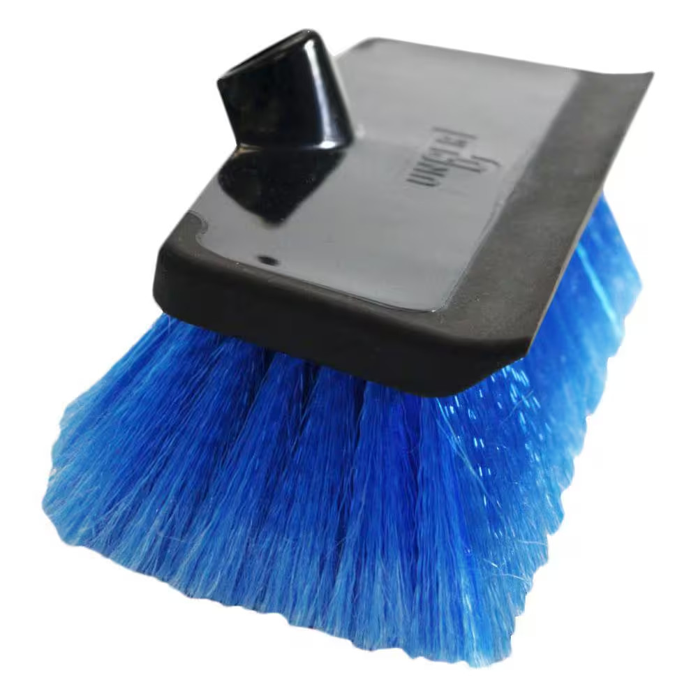 10 In. Waterflow Scrub Brush with Squeegee