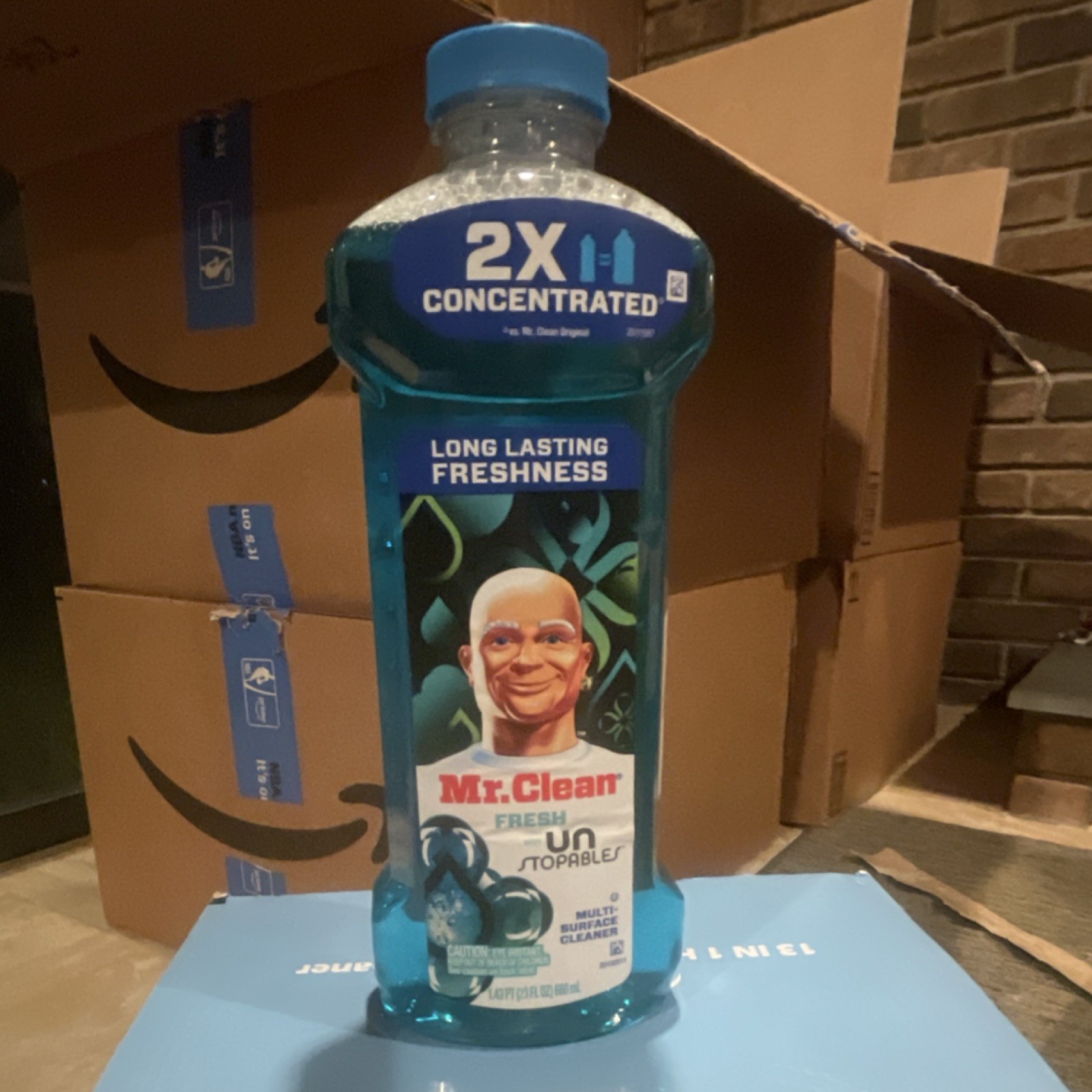 Mr. Clean 2X Concentrated Multi-Surface Cleaner Fresh Scent 23 fl oz Powerful