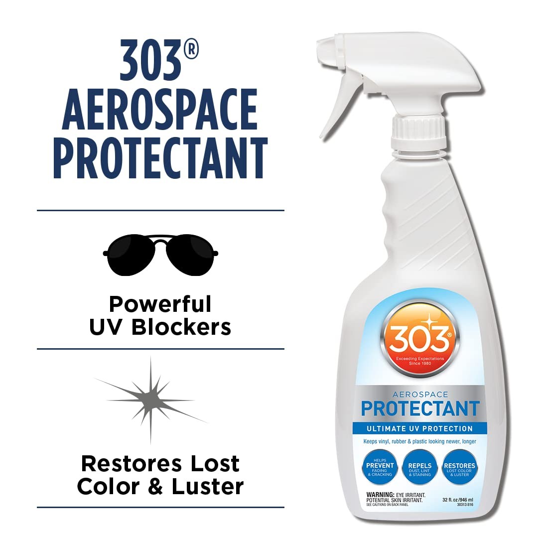 303 Products Aerospace Protectant Spray, UV Protection, Repels Dust, Dirt, & …