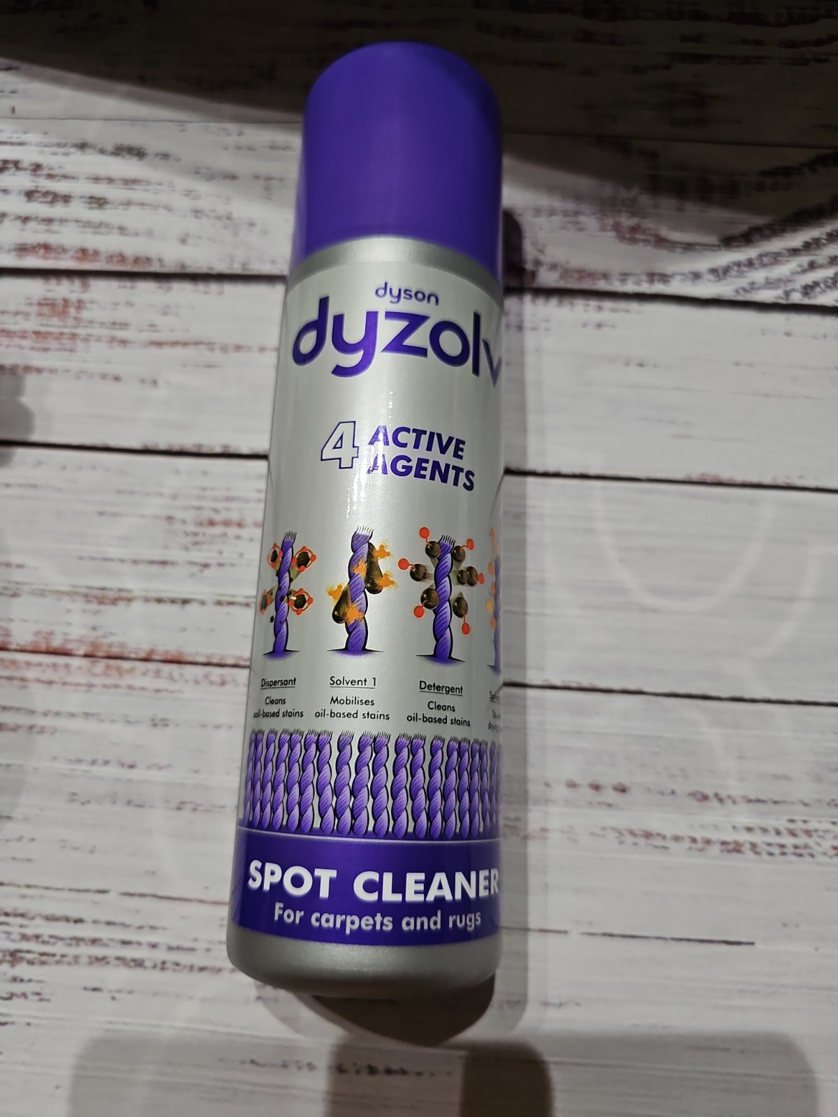 Dyson Dyzolv Spot Cleaner with 4 Active Agents for Carpets & Rugs 8.5 oz – New