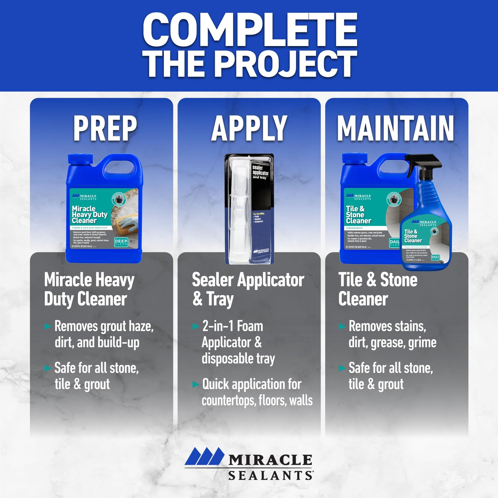 511 Seal & Enhance Premium Enhancing Sealer for Stone & Tile, Quart