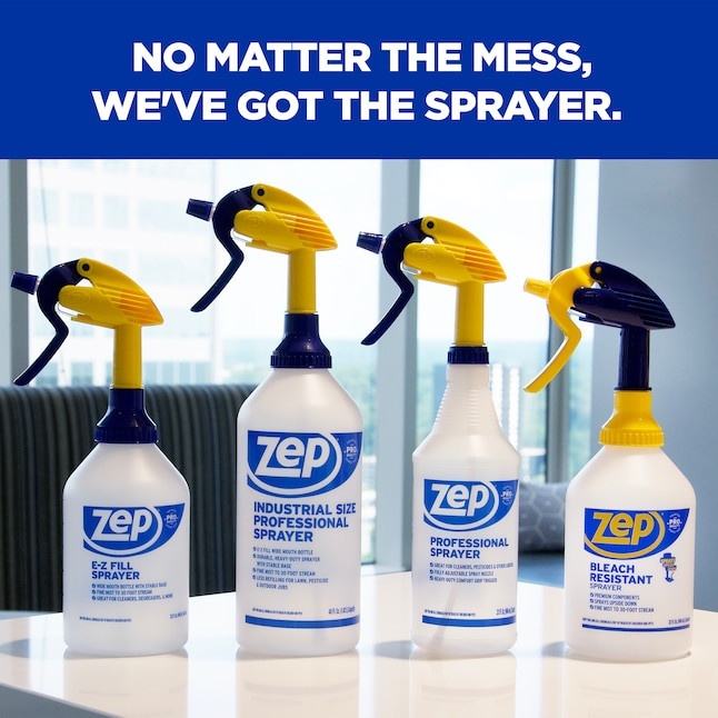 Zep Professional 32oz Spray Bottle Heavy Duty Ergonomic Trigger