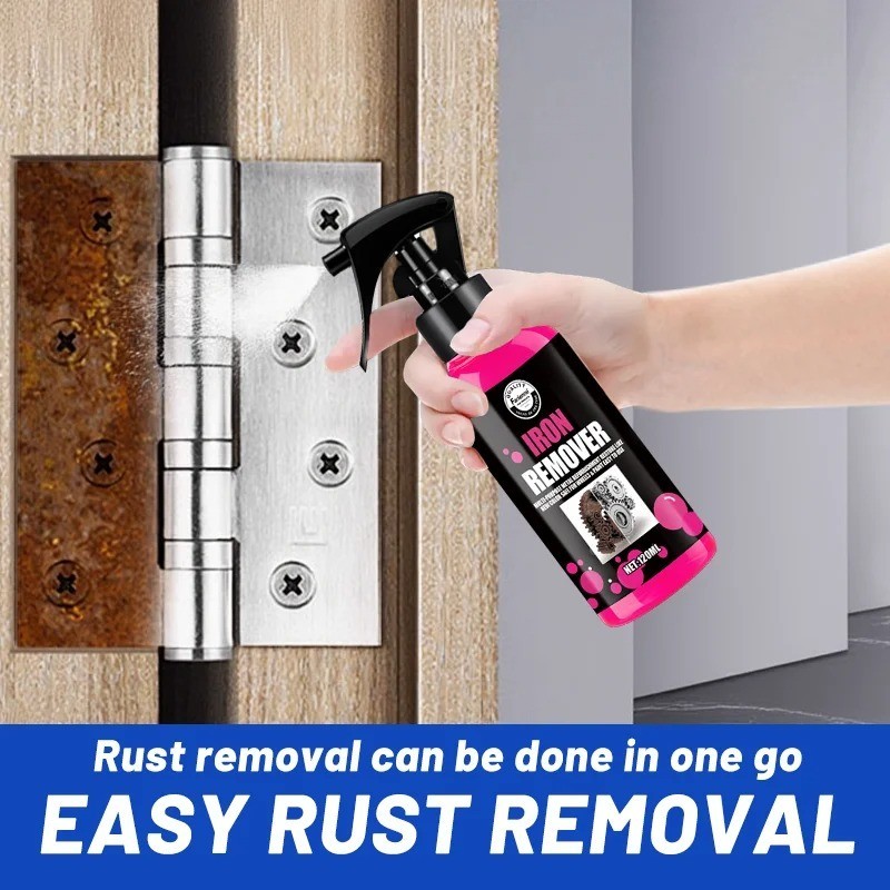 All-Purpose Rust Remover Spray 120ML Fast-Acting Iron Oxidation Eliminator