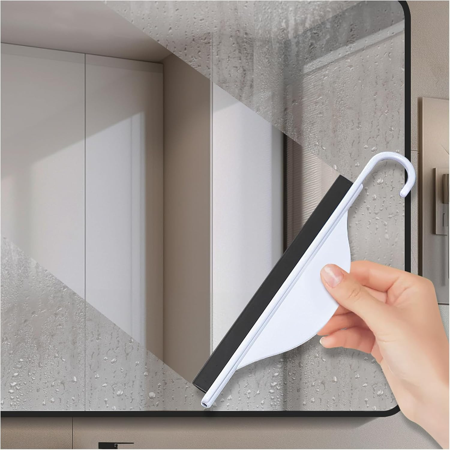 2 Packs Small Shower Squeegee for Glass Doors,Squeegee for Shower Glass,Mini Bat