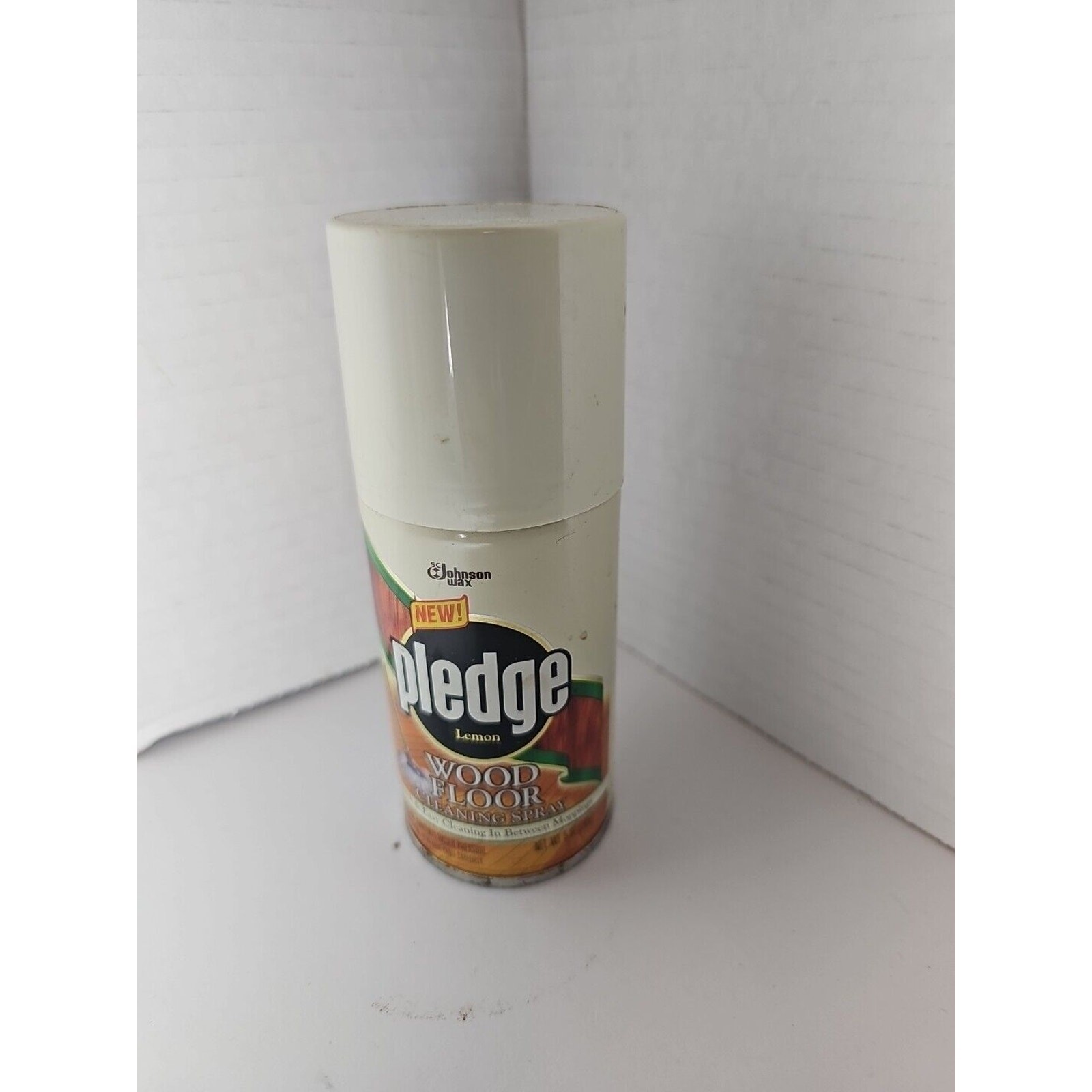 VINTAGE 1998 New Pledge 5 Oz. Wood Floor Cleaning Spray Discontinued Old Stock