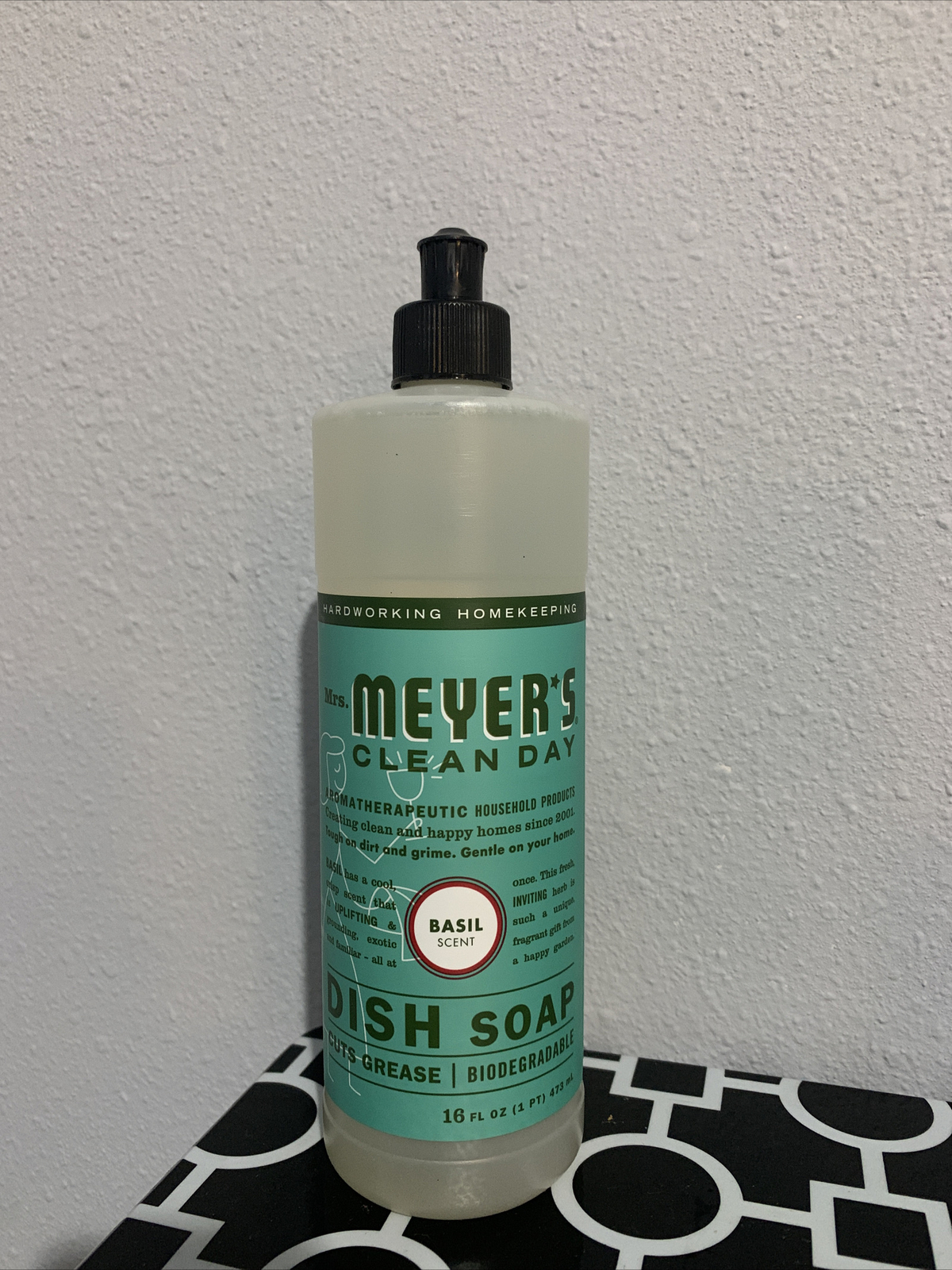 Dish Soap, Basil Scent, 16 fl oz (473 ml) BULK Of 7