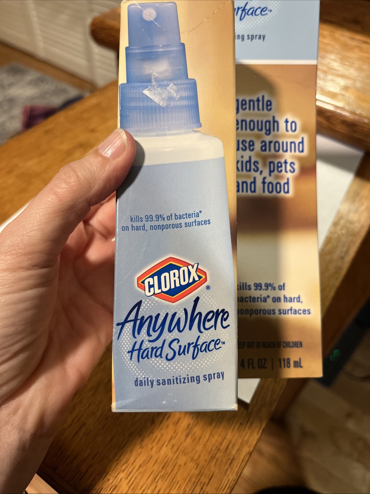 Clorox Anywhere Hard Surface Spray 4 fl oz New In box C