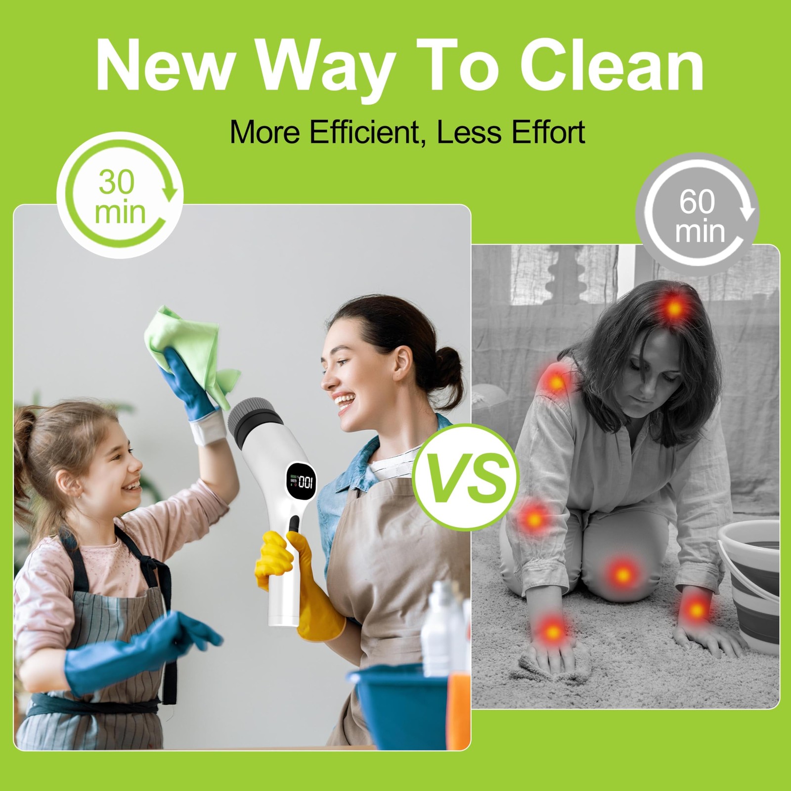 G3 Electric Spin Scrubber – 10-in-1 Cordless Shower Scrubber & Cleaning Brush