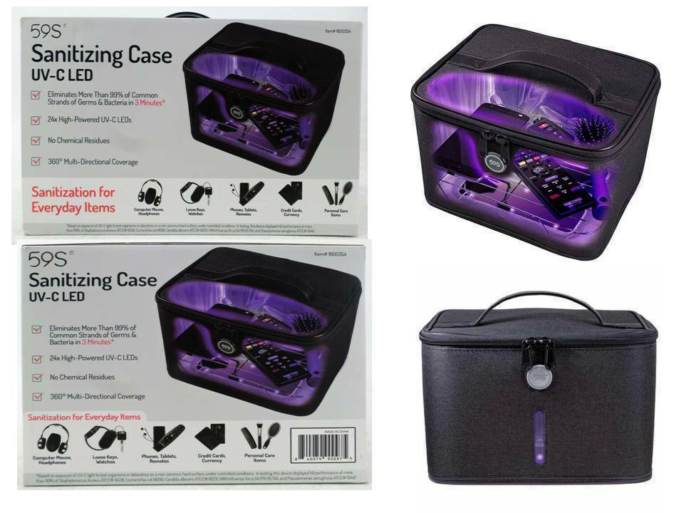 59S UV-C LED Sanitizing Case for Everyday Items 9.5″x7.5″x6″ (1460)