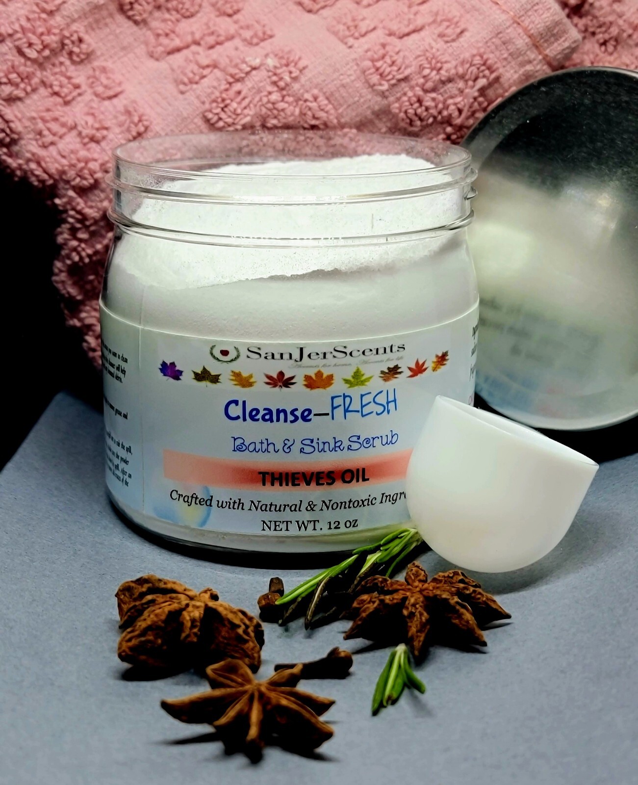 Sink & Tub Scrub Natural Environmentally Safe Cleanser