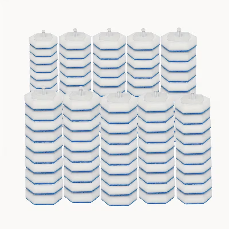 Toilet Wand Brush Refills fit Clorox etc Cleaning Upgraded Gentle Rubber Dot Tip