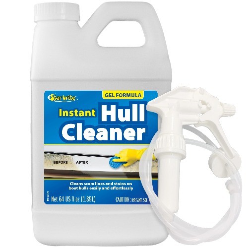 STAR BRITE Instant Hull Cleaner – Gel Spray Formula Clings to Vertical Surfaces