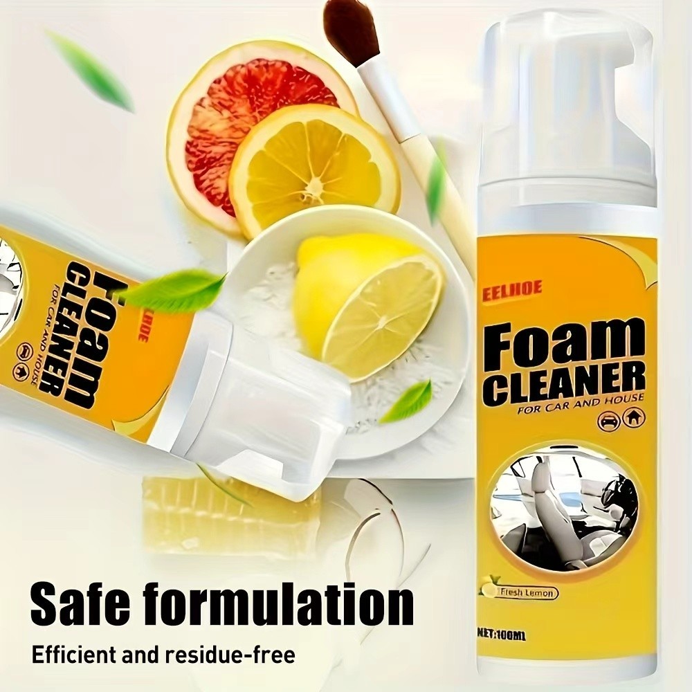 Multi Purpose Foam Cleaner for Deep Cleaning of Car Leather Seats and Interior