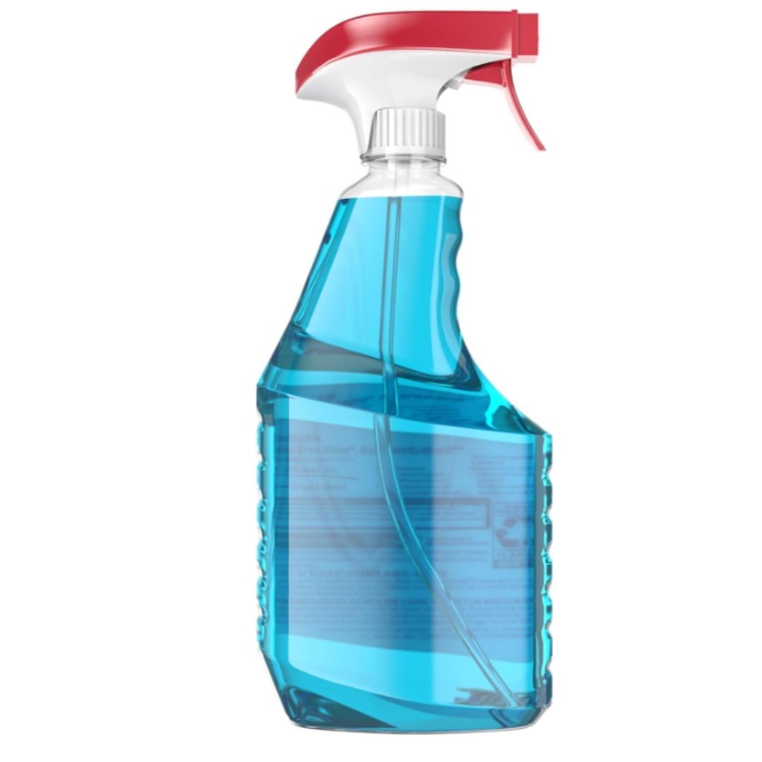 Windex Glass and Window Cleaner Spray Bottle, Original Blue, 23 fl oz